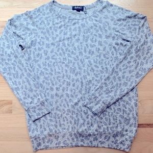 Women’s Buffalo cheetah print sweater (size XS)